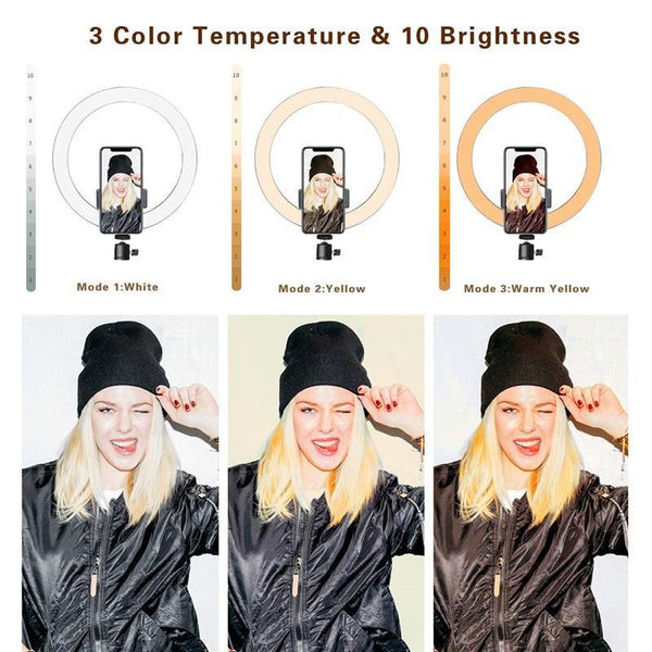 LED RING LIGHT WITH STAND