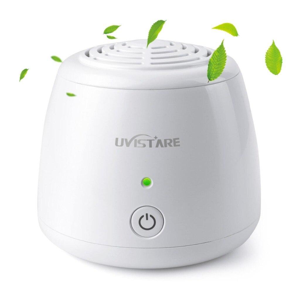 Home Portable Mini Air Purifier USB Cable & Battery Dual Power Air Cleaner Anion Ionizer Negative Ion Generator Ozone Generator