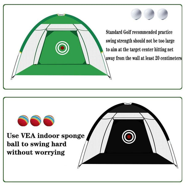 INDOOR GOLF PRACTICE NET CAGE