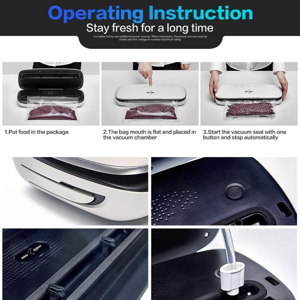 AUTOMATIC FOOD VACUUM PACKAGING SEALER