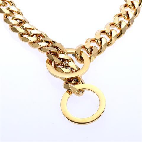 DOG CHAIN COLLAR LEASH