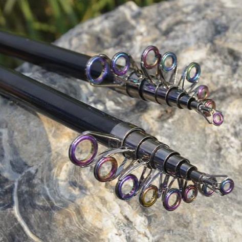 TELESCOPIC SPINNING FISHING ROD