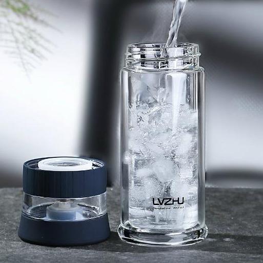 DOUBLE WALL GLASS TEA INFUSER