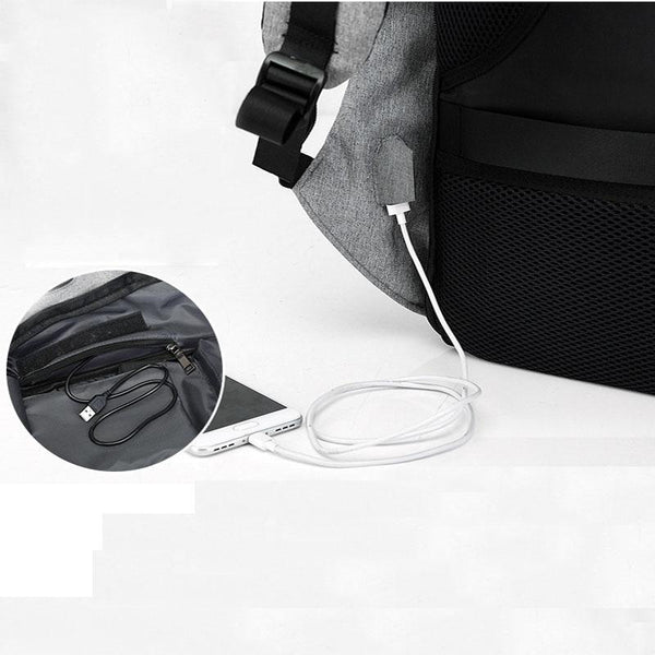 Mochila- Laptop Backpack USB Charging Anti Theft
