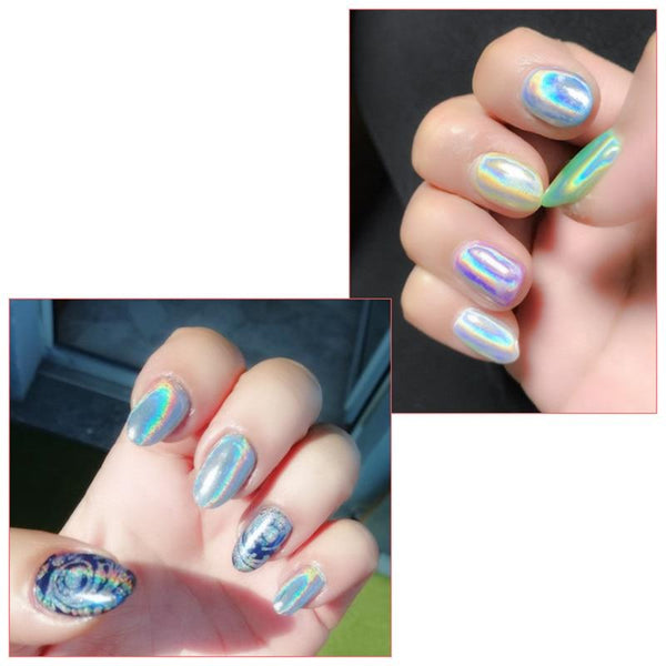 HOLO PRESS-ON NAIL POWDER