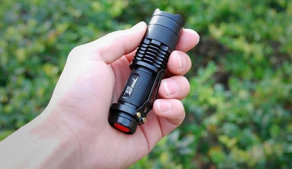 Mini 2000 Lumen Cree LED Tac Light Flashlight Zoomable  3  Mode Torch - Get  2 for Only $15.95