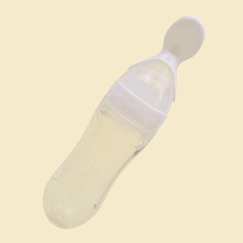 Baby Bottle Feeder with Dispensing Spoon