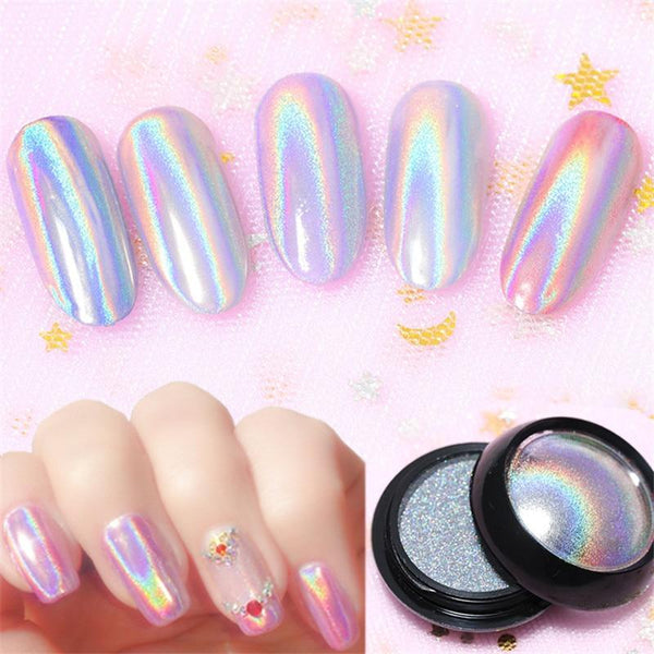 HOLO PRESS-ON NAIL POWDER