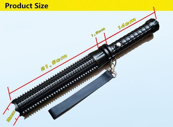 Tactical LED Defense Baton Flashlight