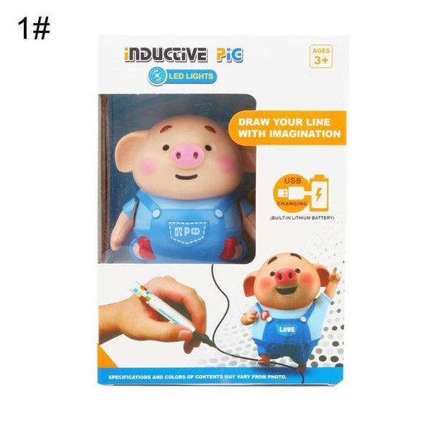 Educational Creative Pen Inductive Toy Pig