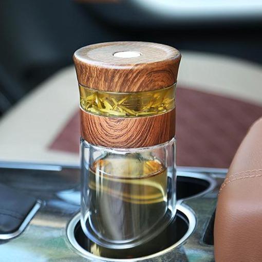 DOUBLE WALL GLASS TEA INFUSER