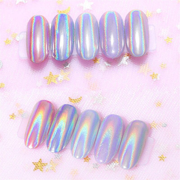 HOLO PRESS-ON NAIL POWDER