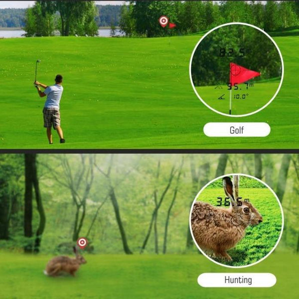 RANGEOPTIC - GOLF RANGEFINDER DISTANCE METER