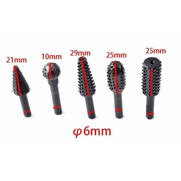 Rasp Chisel Drill Bits Set