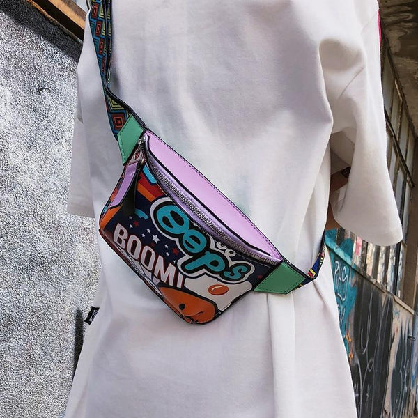 Graffiti Fanny Pack Waist Bag
