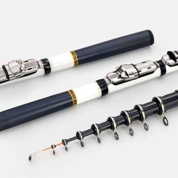TELESCOPIC SPINNING FISHING ROD