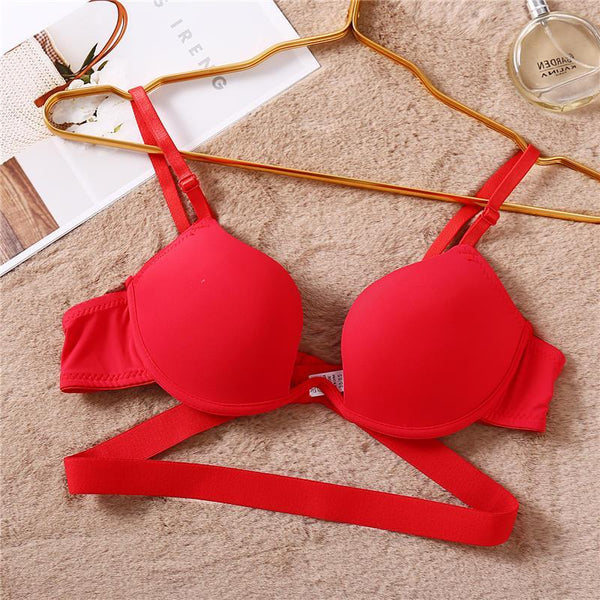 U-NECK UNDERWIRE PLUNGE BRA