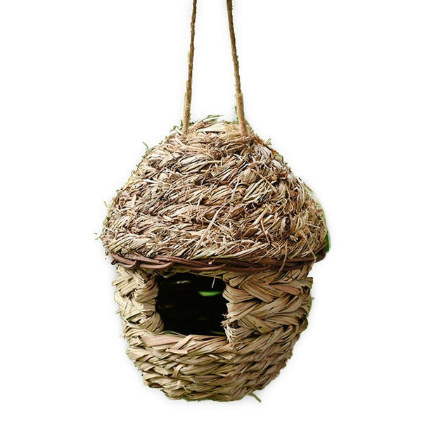HANGING STRAW NATURAL BIRDS NEST