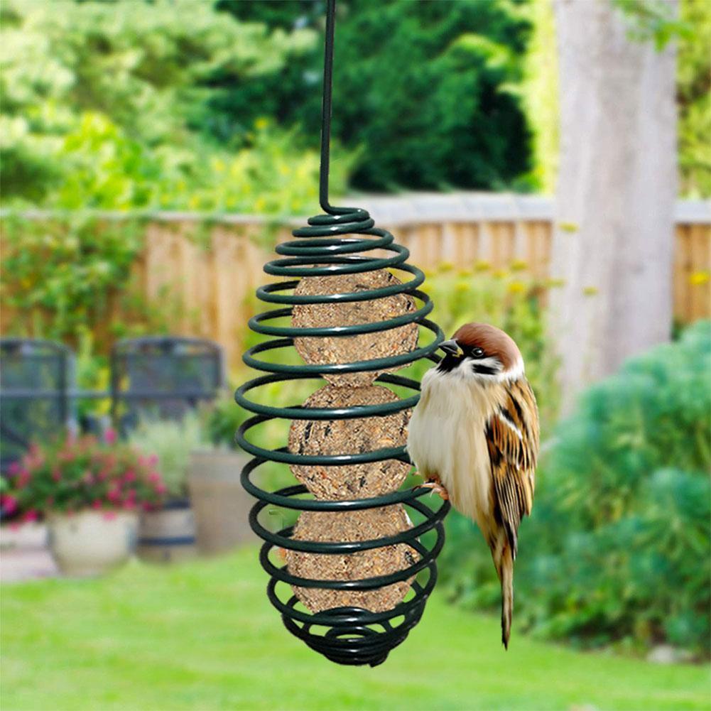 HANGING SPIRAL BIRD FEEDER