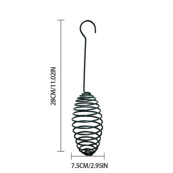 HANGING SPIRAL BIRD FEEDER