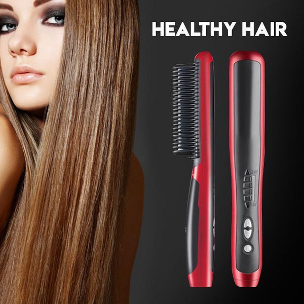 DUAL-PURPOSE HAIR STRAIGHTENER COMB