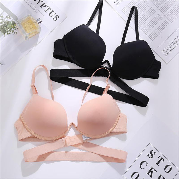 U-NECK UNDERWIRE PLUNGE BRA