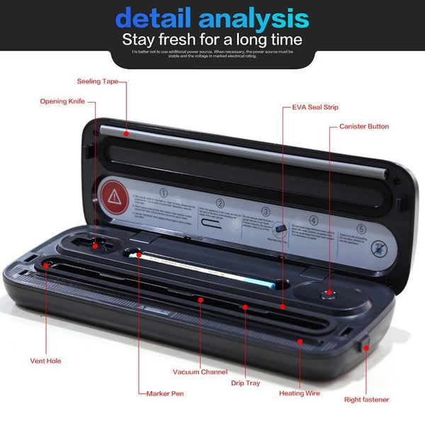 AUTOMATIC FOOD VACUUM PACKAGING SEALER