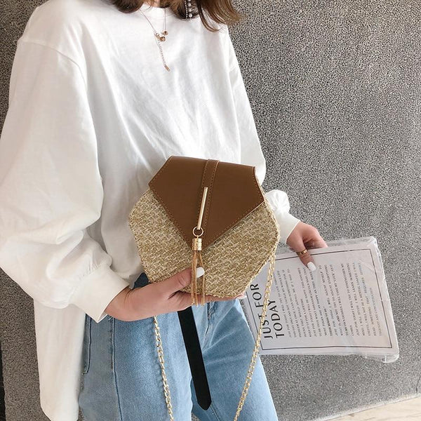 Women Summer Rattan Bag