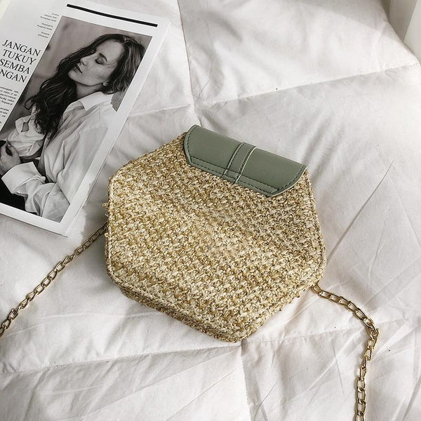 Women Summer Rattan Bag