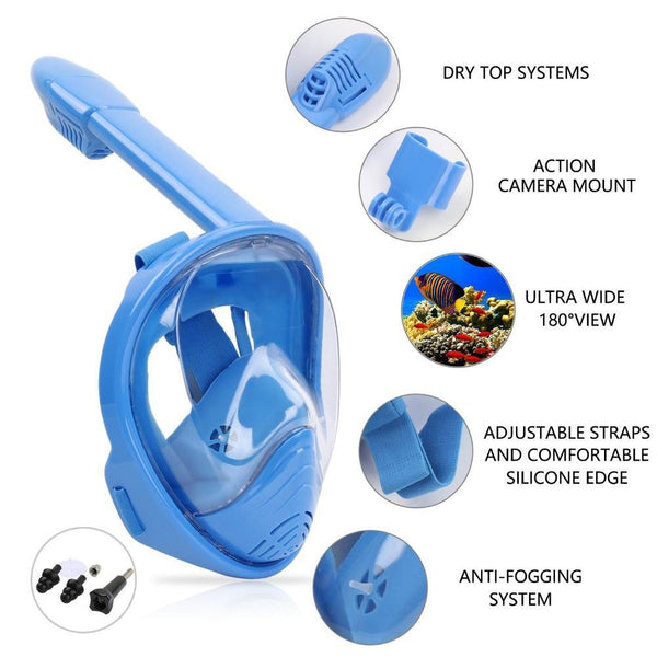 FULL FACE SNORKEL MASK FOR KIDS
