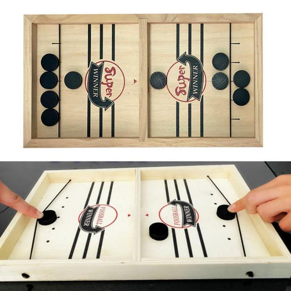HOCKEY SLING PUCK BOARD GAME