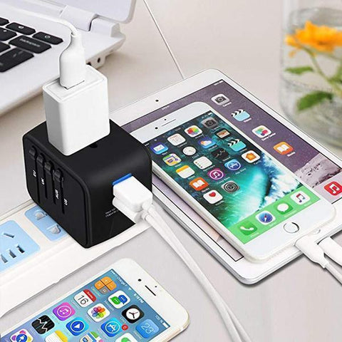 All-in-one 4 USB Universal Power Travel Adapter (BUY 1 GET 2ND 10% OFF)