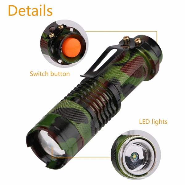 LED Mini Flashlight Camouflage