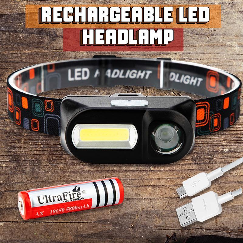 RECHARGEABLE LED HEADLAMP