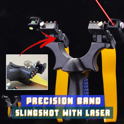 PRECISION BAND SLINGSHOT WITH LASER