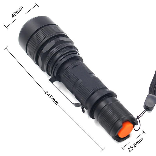 Police Tactical USB Rechargeable Led Flashlight XM L2 U3 5000L