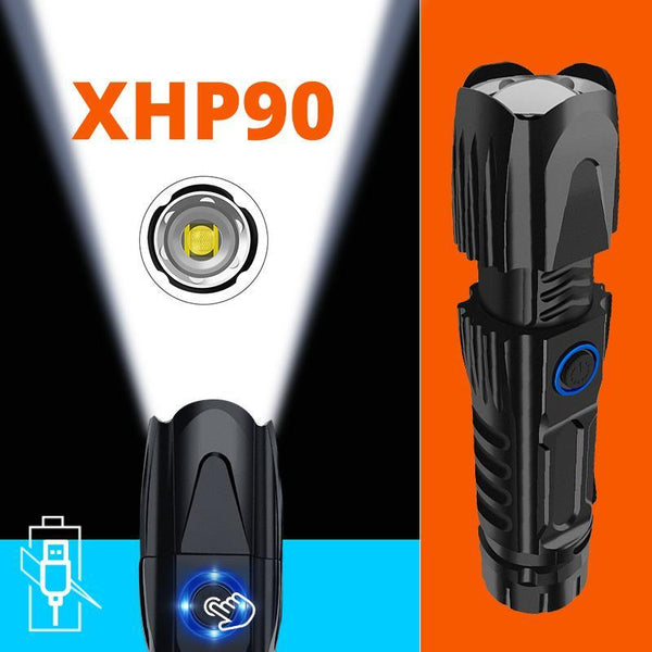 MINI Super Bright XHP90 Recharchable Flashlight