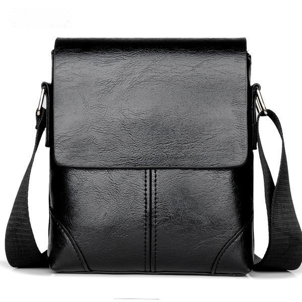 Casual Leather Shoulder Bag