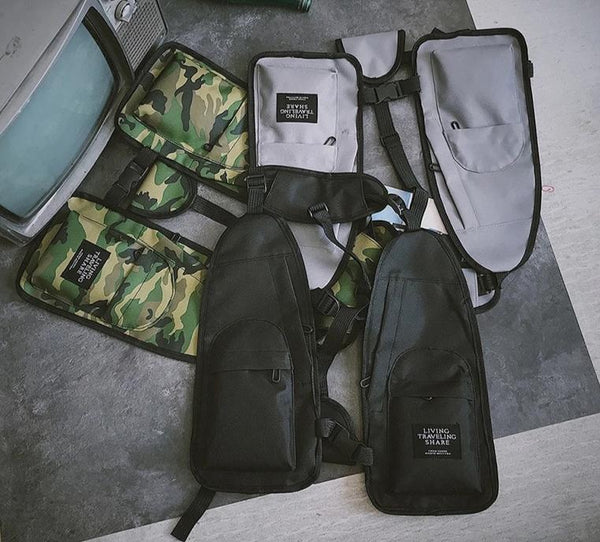 Military Jacket Multi Pockets Bag