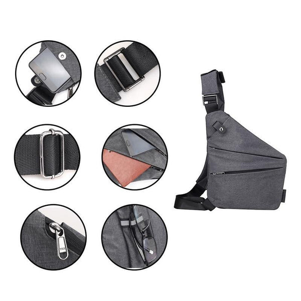 Anti-Theft Messenger Bag