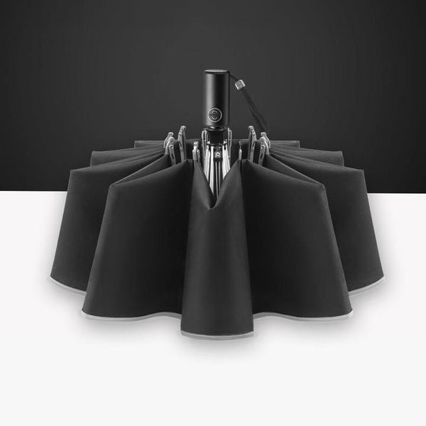 Foldable Reversible Automatic Umbrella (Reflective Strips)