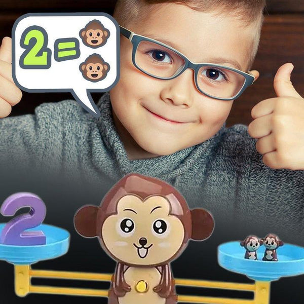 MONKEY MATH SCALE NUMBER GAME TOY