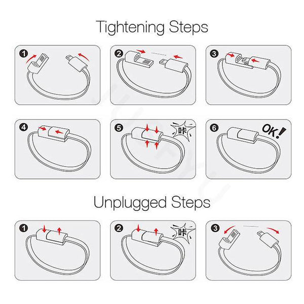 Data Charging Cable Bracelet