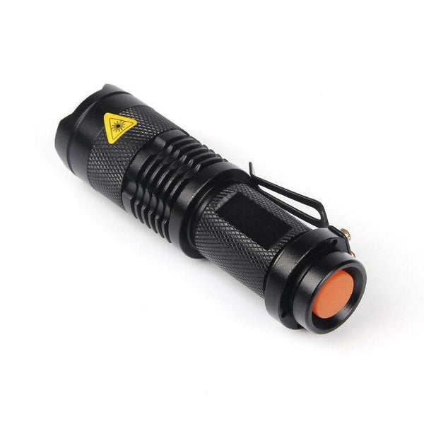 Mini 2000 Lumen Cree LED Tac Light Flashlight Zoomable  3  Mode Torch - Get  2 for Only $15.95