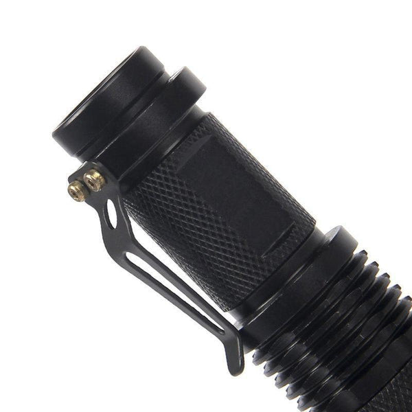 Mini 2000 Lumen Cree LED Tac Light Flashlight Zoomable  3  Mode Torch - Get  2 for Only $15.95