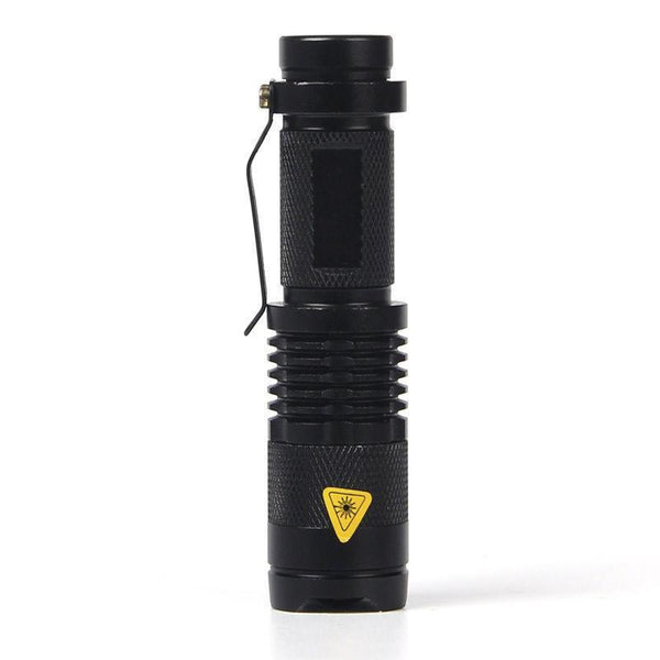 Mini 2000 Lumen Cree LED Tac Light Flashlight Zoomable  3  Mode Torch - Get  2 for Only $15.95