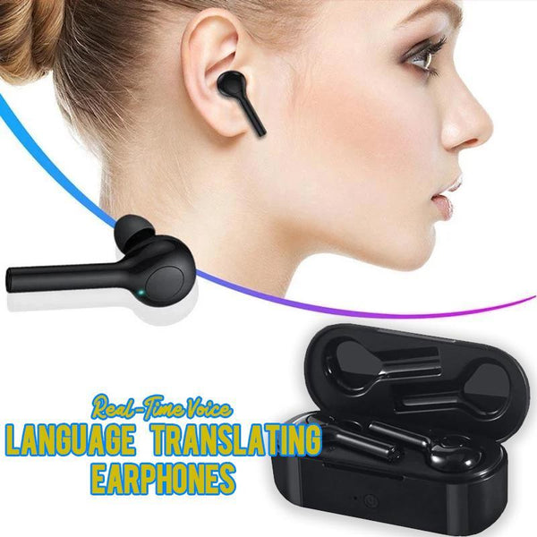 VOICE LANGUAGE TRANSLATING WIRELESS EARPHONES