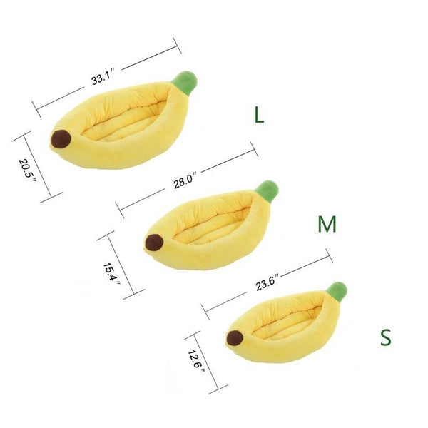 COZY BANANA CAT BED HOUSE