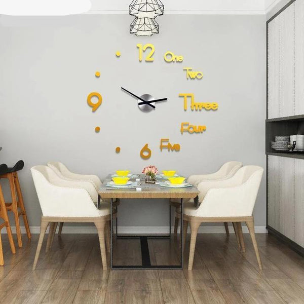 Diy Large Wall Clock