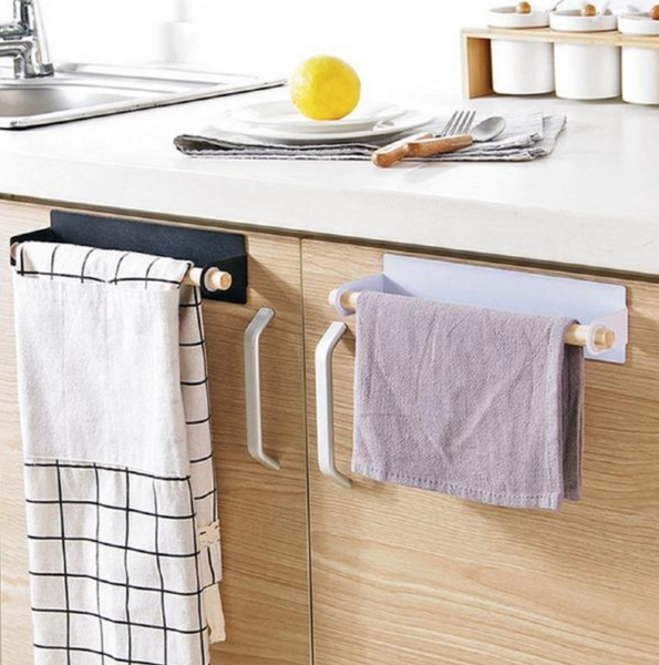 Bathroom Self-adhesive Wall-mounted Roll Paper Towel Holder Rack